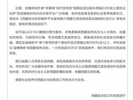 重庆网红打出租到视频爆火西藏官方：满足奖励条件将及时兑现50万元奖励资金